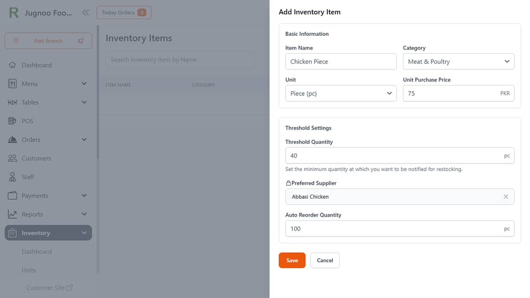 ResTop - Restaurant Management System 7