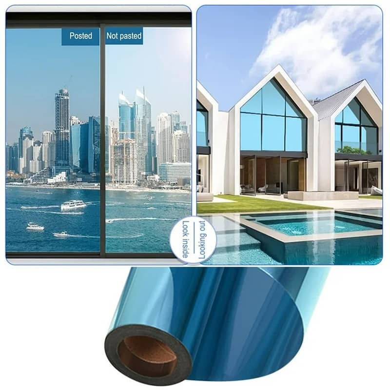 95% Heat Block + Anti UV Films For Car Glasses / Windows 2