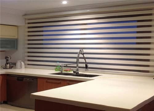 Roller Blinds Window Blinds Wooden Floor Remote control blinds carpet 3