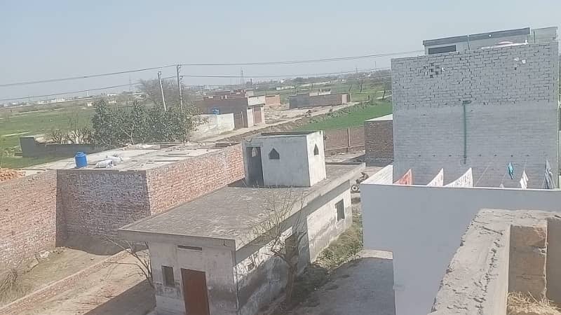 5 Marla Plot sale near new defence road and ring road Lahore 0