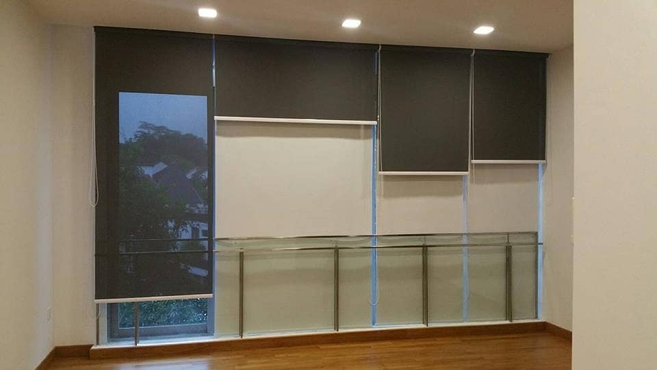 Blackout blinds Remote control curtains Window Blinds Roller Blinds 0