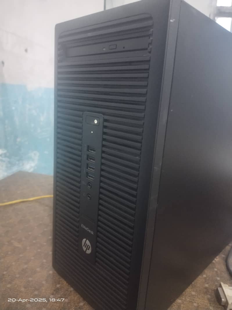 HP EliteDesk 705 G3  MT Powerful Desktop with SSD AMD PRO A12 3