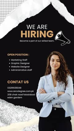 Female Staff Required Customer services Representative