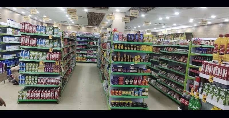 Grocery Rack/Mart Rack/Iron Shelf Rack/Used Rack/Gondola Rack For Sale 3
