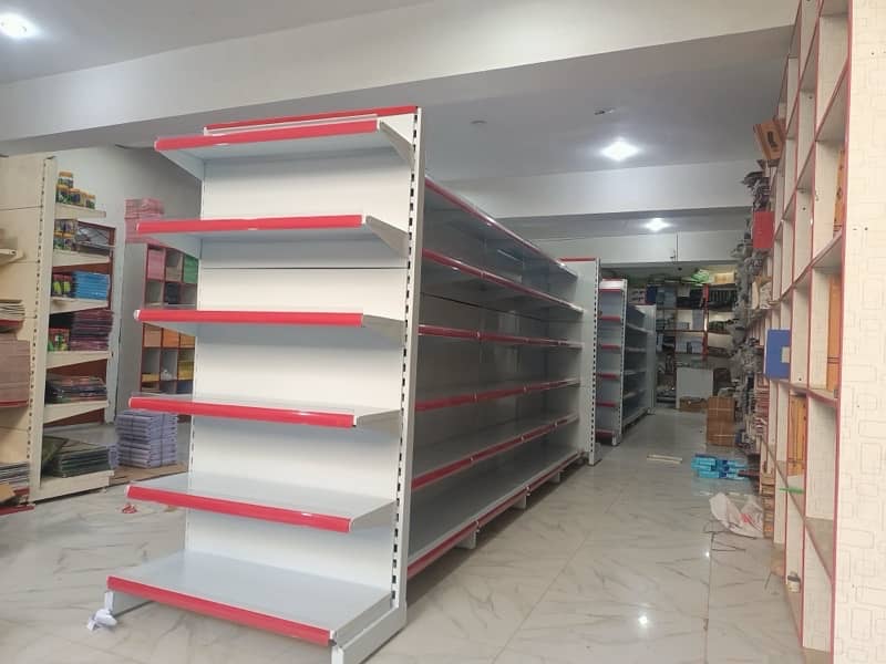 Grocery Rack/Mart Rack/Iron Shelf Rack/Used Rack/Gondola Rack For Sale 6