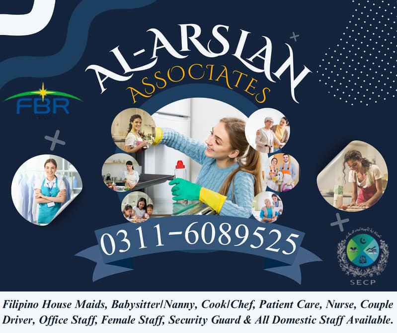 Baby Sitter - Nanny - Chinese Cook - Security Guard - Helper - Maid 0