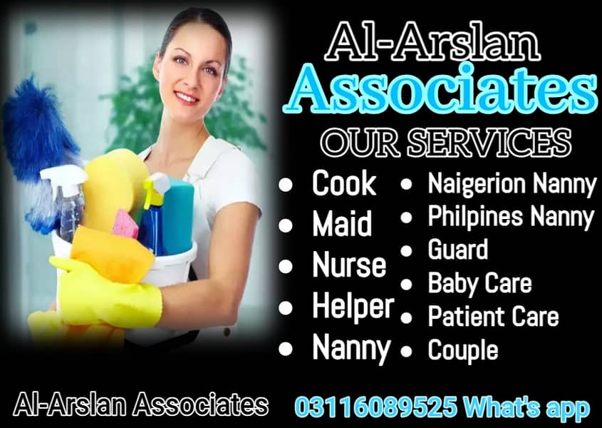 Baby Sitter - Nanny - Chinese Cook - Security Guard - Helper - Maid 2
