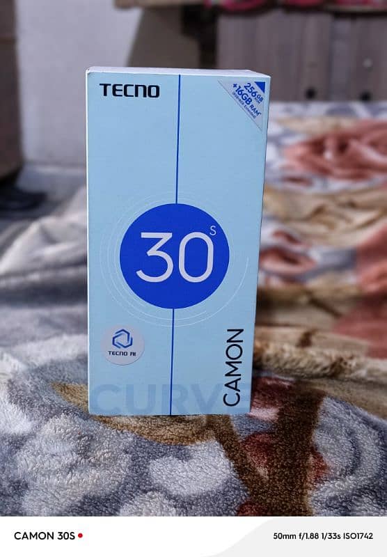 Tecno caman 30s  complete box 0