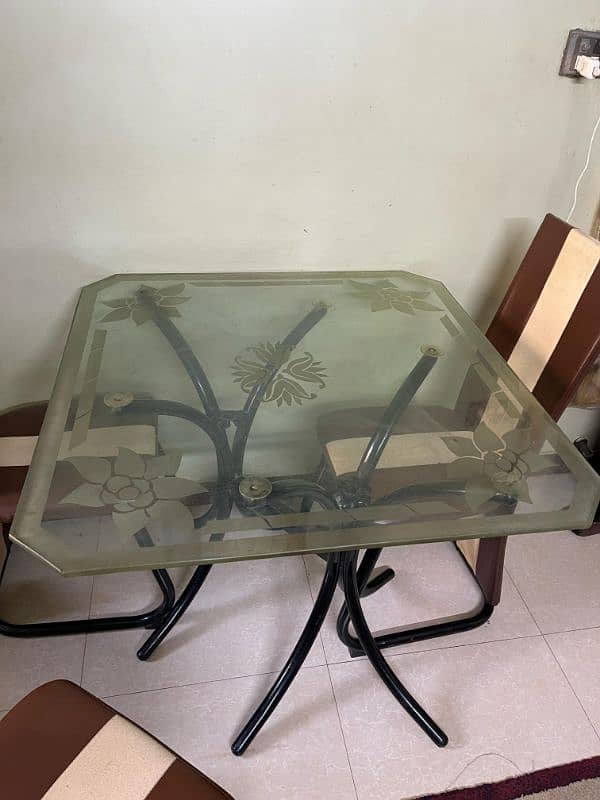 Dining table with 3 chairs 7