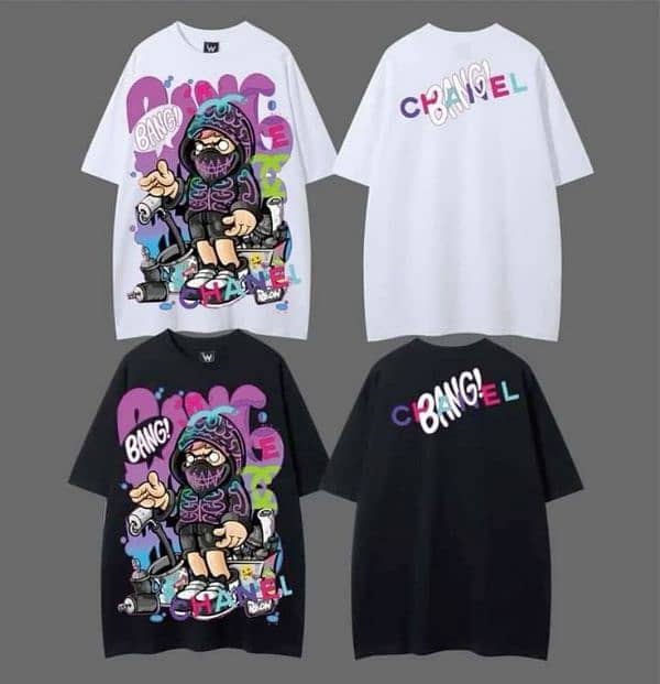 Dropshoulder t shirt branded Causal Bell 2