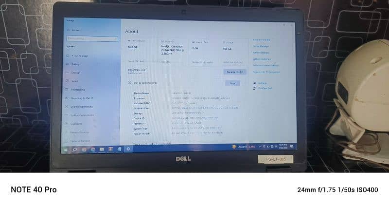 Laptop core i5, 7th gen 0