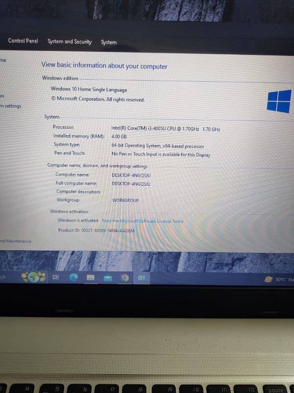 Asus Core I-3 4th generation 2