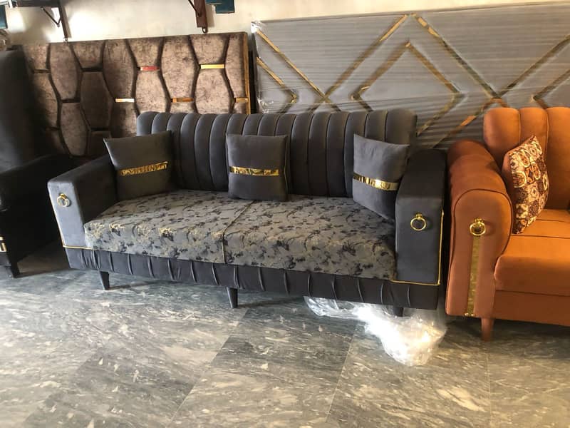 L shape Sofa / 5 Seater Sofa / Modern Comfort Sofa / Furniture 5