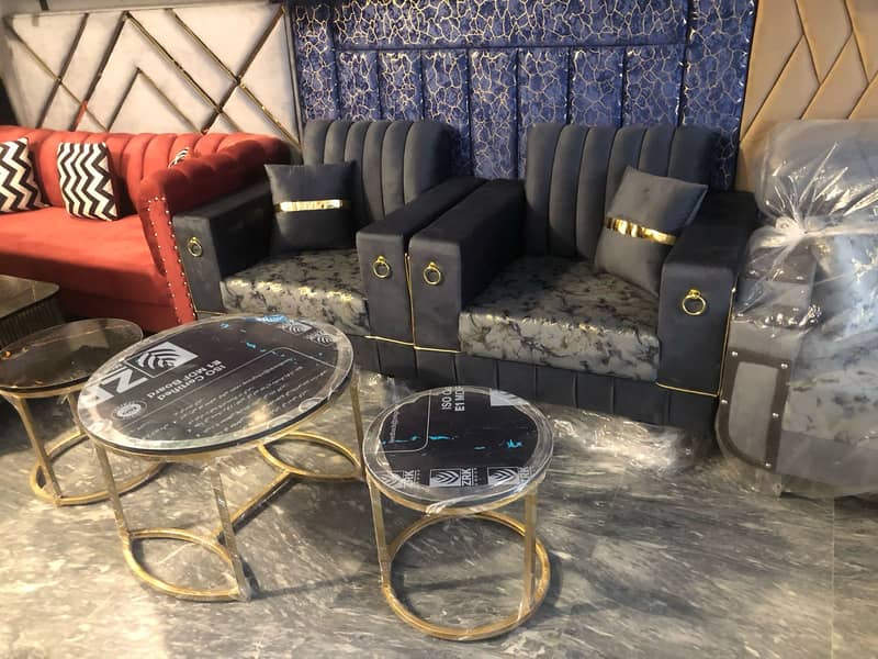 L shape Sofa / 5 Seater Sofa / Modern Comfort Sofa / Furniture 7