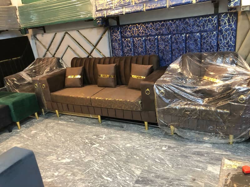 L shape Sofa / 5 Seater Sofa / Modern Comfort Sofa / Furniture 17