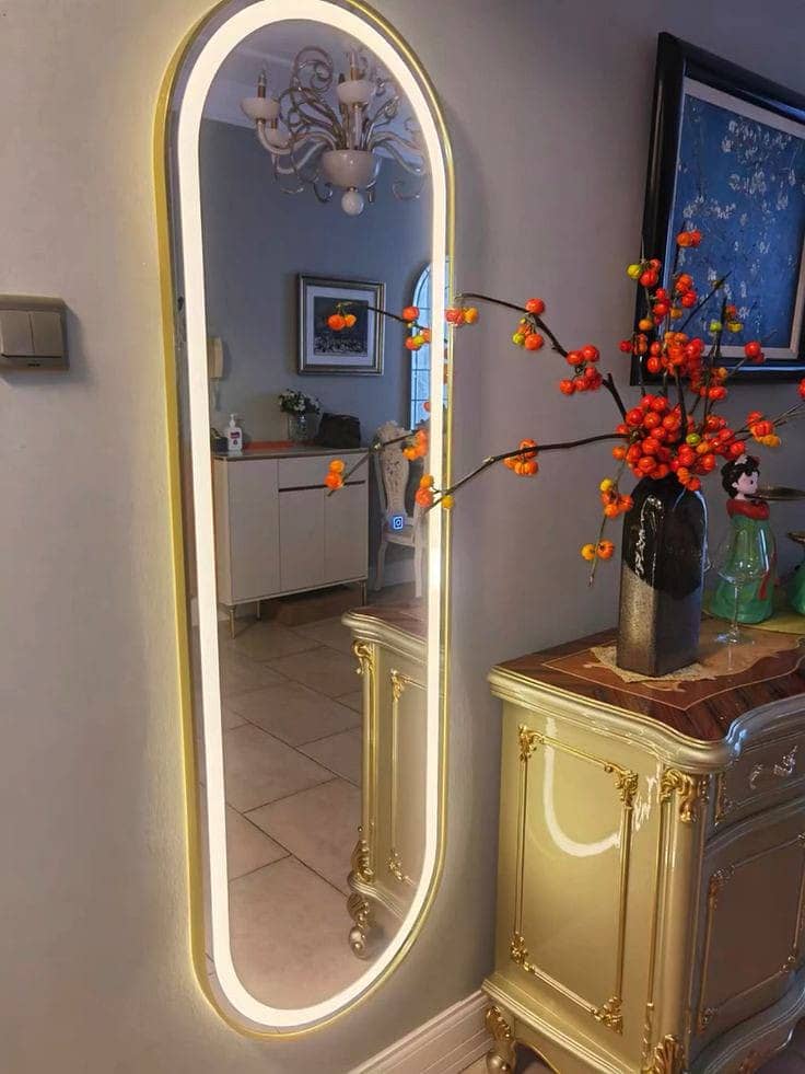LED Mirror/saloon Vanity Mirror/parlor makeup table with led mirror 13