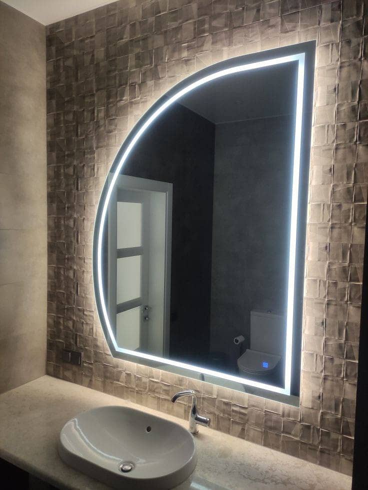 LED Mirror/saloon Vanity Mirror/parlor makeup table with led mirror 17
