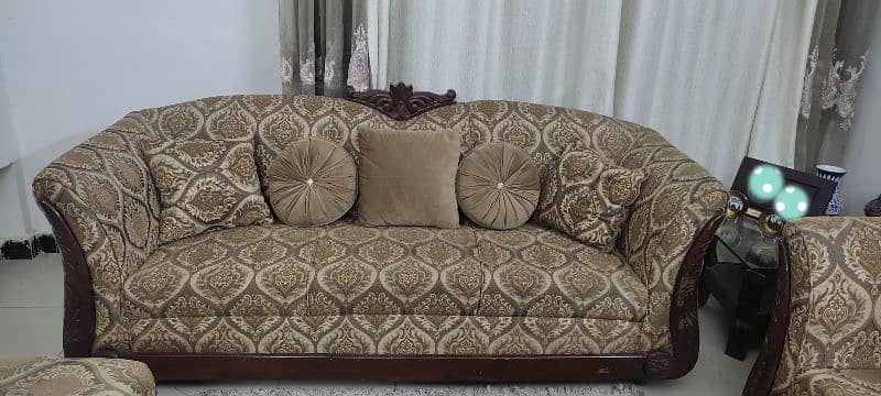 5 Seater Sofar Set a/w 2 x stools 2