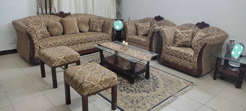 5 Seater Sofar Set a/w 2 x stools 3