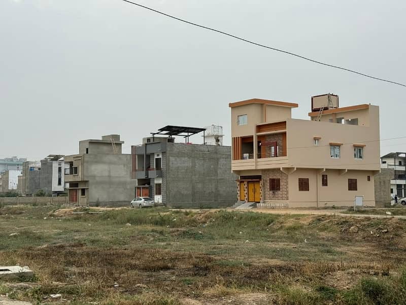 Prime Location 120 Square Yards Residential Plot For sale In Karachi 16