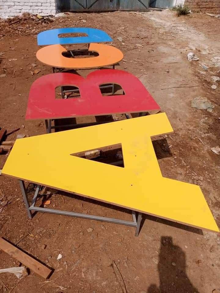 school chairs / chairs / college chairs / desk / bench / office table 3