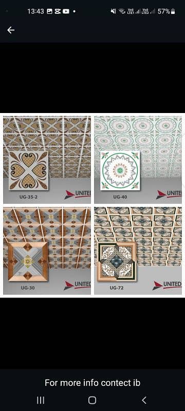 PVC Panels,Ceiling,Wallpapers Available 15