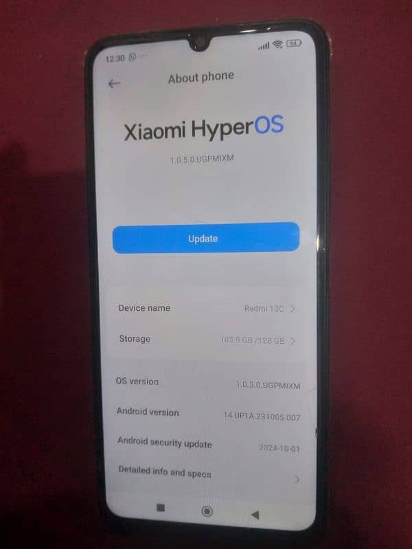 Redmi 13C 8/128 slightly used 5