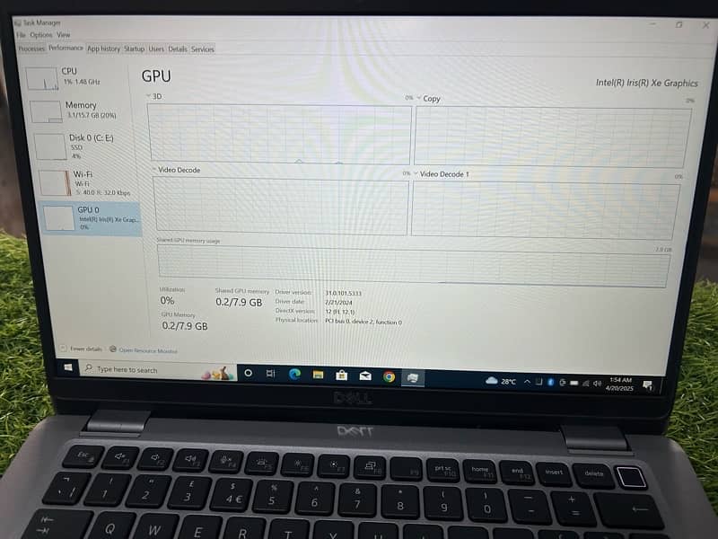 Dell Latitude 5320 core i7 11th Gen 16gb ram 256gb NVMe 13.3 display 7