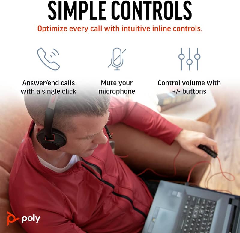 Poly - Blackwire 5220 USB-A Headset 3