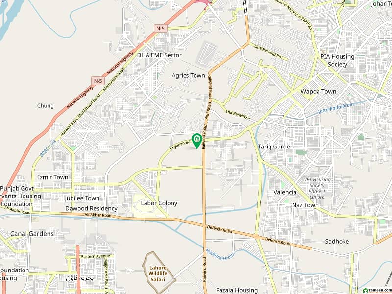 Best For Apartments, High Rise Project A Spacious 4 Kanal Residential Plot In Land Breeze Housing Society 0