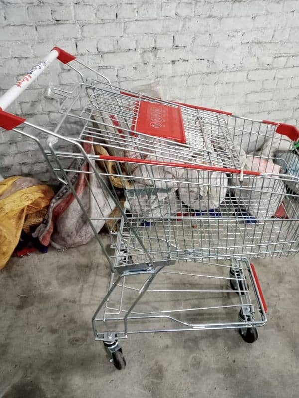 wall racks,center racks,cash counter,shopping trolley,baskits 2
