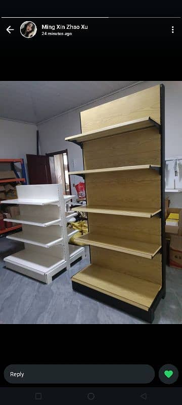 wall racks,center racks,cash counter,shopping trolley,baskits 15