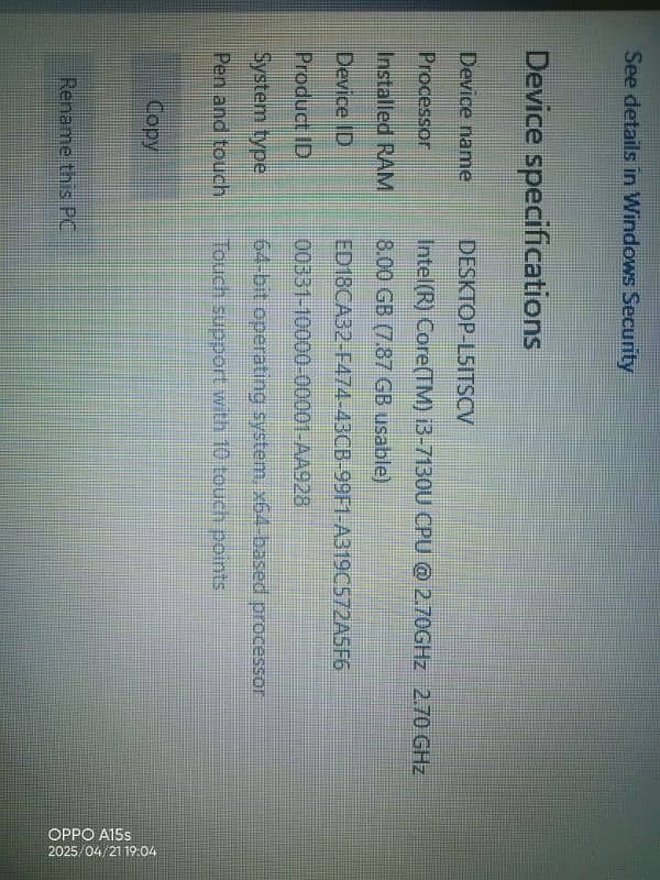 Dell Inspiron core i3 7th Gen 2
