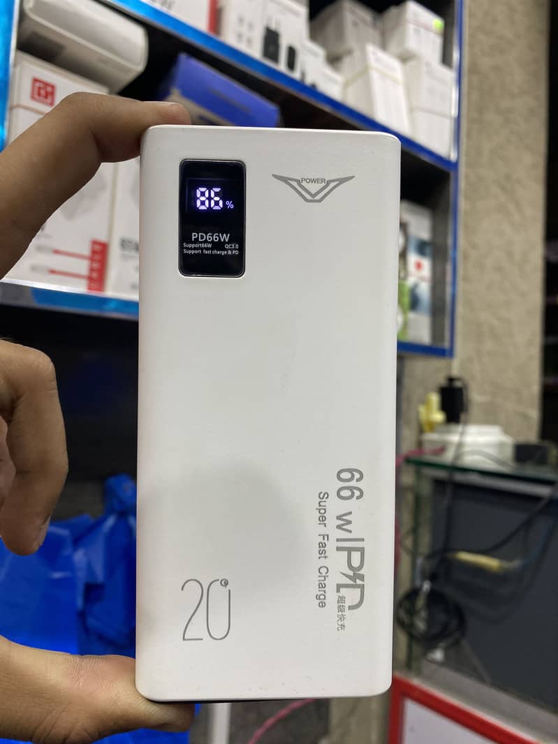 20k mah power bank All model fast option  with display 1