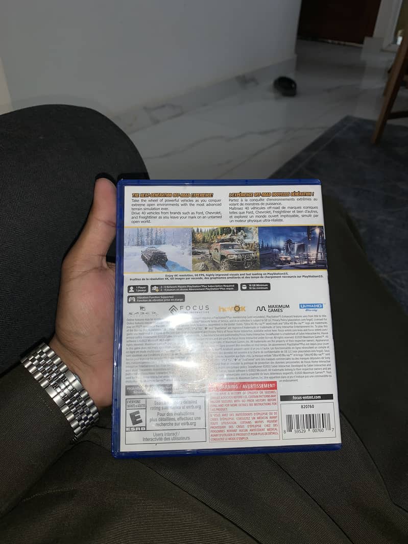 Snow runner ps5 game 2