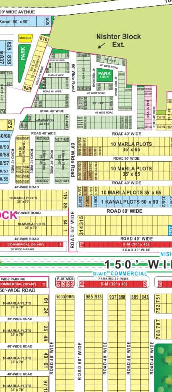 5 Marla Main Blvd Plot for sale Nishter Extension Bahria Town Lahore 0