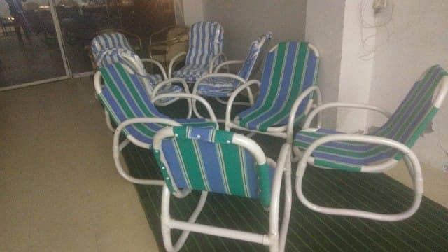 Rattan Sofa Set - Cafe Table & Chair - Outdoor Furniture - UPVC Chair 8
