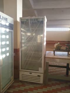 slightly used single door freezer