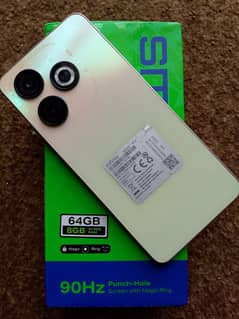 Infinix Smart 8 - 4+4GB RAM | 64GB | 13MP | Warranty 02/2025