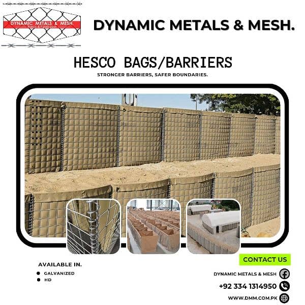 Chain Link Fence/ Razor Wire/ Hesco Bags/ Weld Mesh/ Barbed Wire/ mesh 2