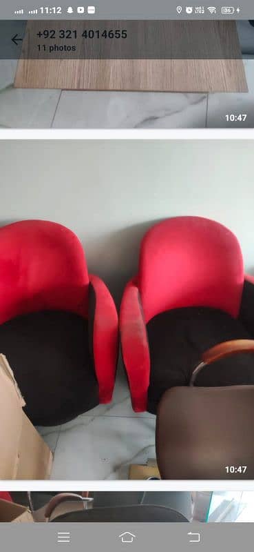 Office furniture's for sale 03214014655 (price mention in description) 0