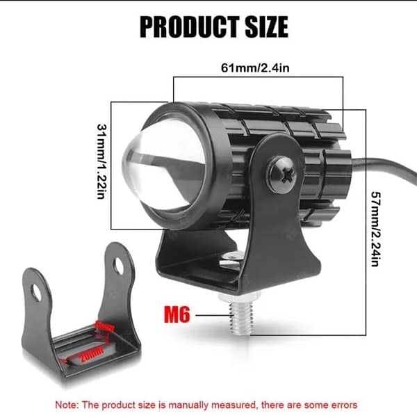 Mini driving fog light, motorcycle light spot light , home delivery. 1