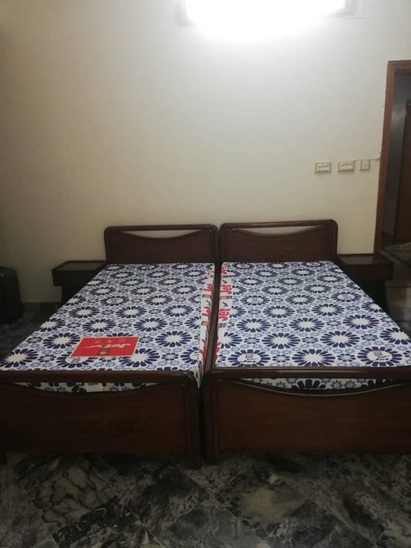 Bed Set with Side table and mattress for Sale 0