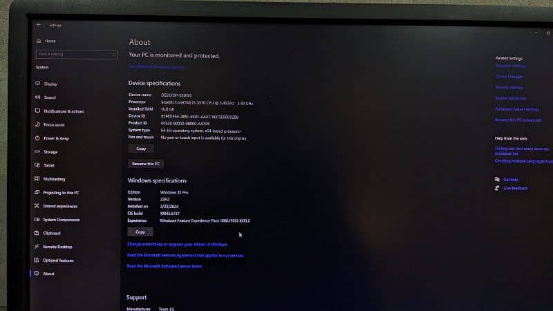 Gaming PC  core i5 3570  gtx660 ti  1080p monitor 6