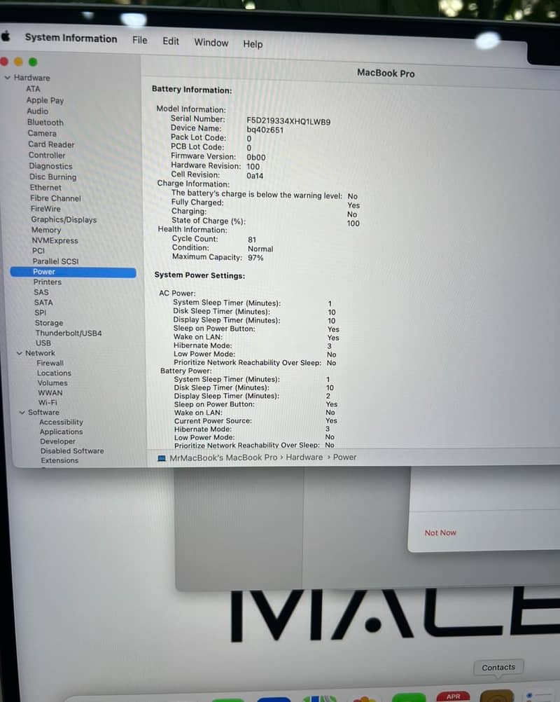 MacBook Pro M1 2021 16" For Sale 4