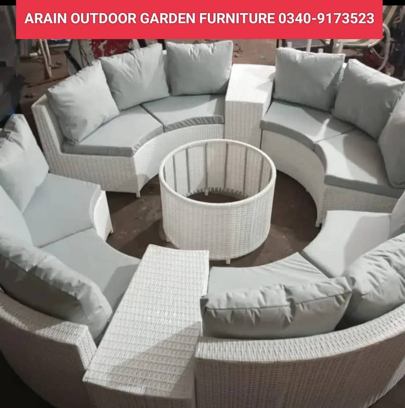 Rattan garden Lawn,Rattan L-Shaped Sofa/7 seater corner sofa /outdood 13