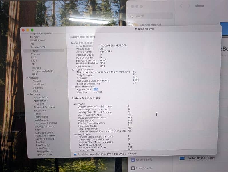 MacBook pro 2019 core i9 16" 16 gb ,1TB 4 gb graphics 7