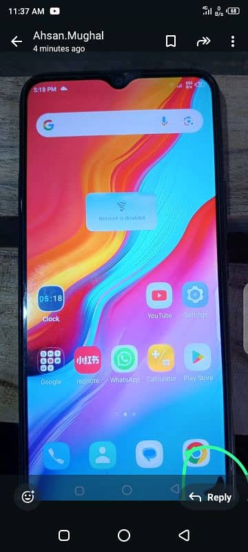 Infinix Hot 8 he 4/64 all mobile ok No open Janvan 100% 1