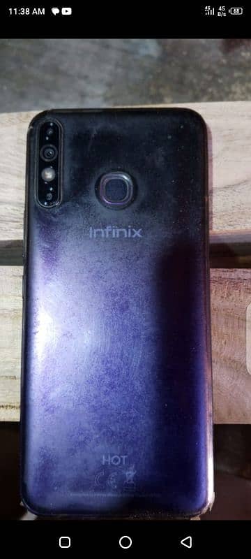 Infinix Hot 8 he 4/64 all mobile ok No open Janvan 100% 5
