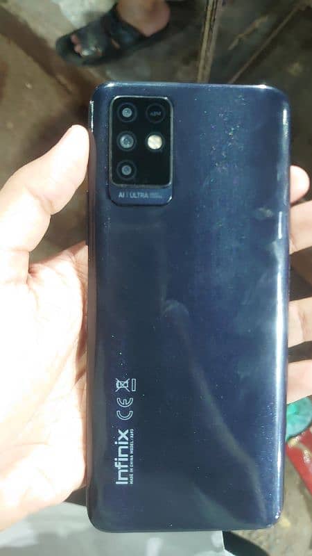 infinix note 10 with box and charger 6/128 10